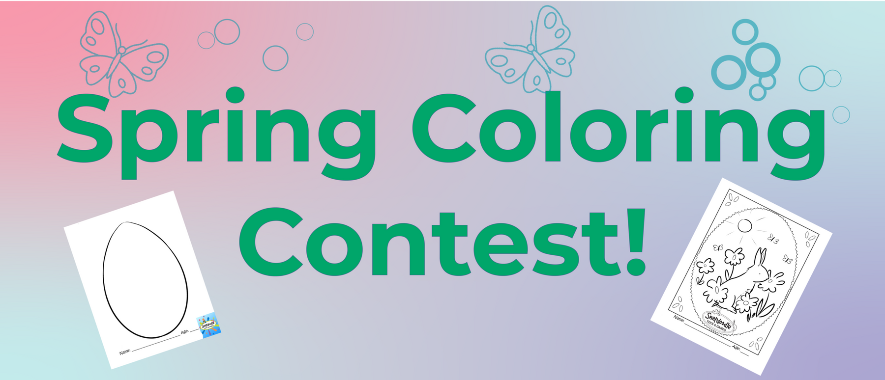 Snapdoodle Spring Coloring Contest!