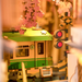 DIY Miniature Dollhouse Kit: Sakura Tram