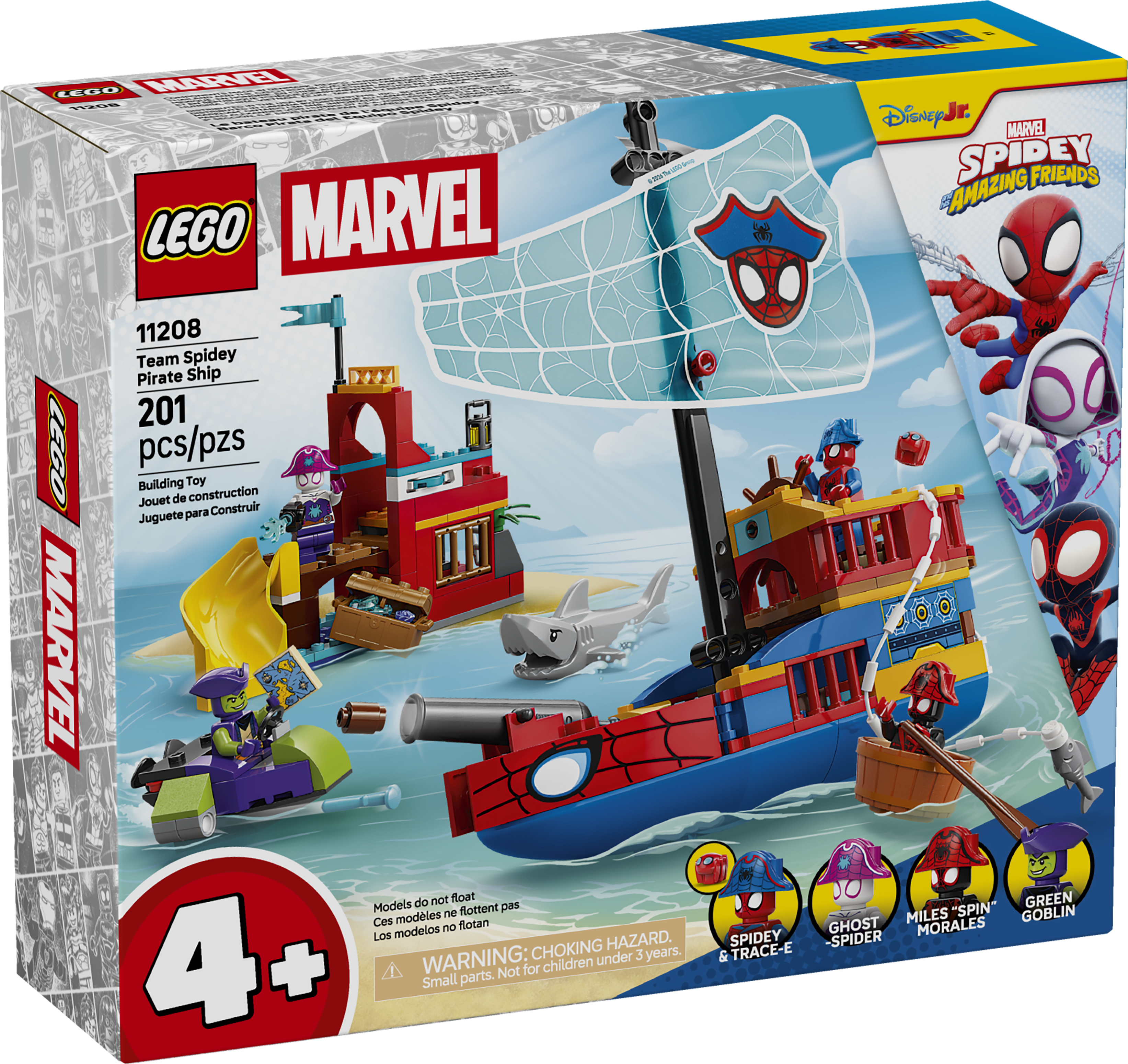 11208LEGO® ǀ Marvel Spidey And His Amazing Friends Team Spidey Pirate Ship