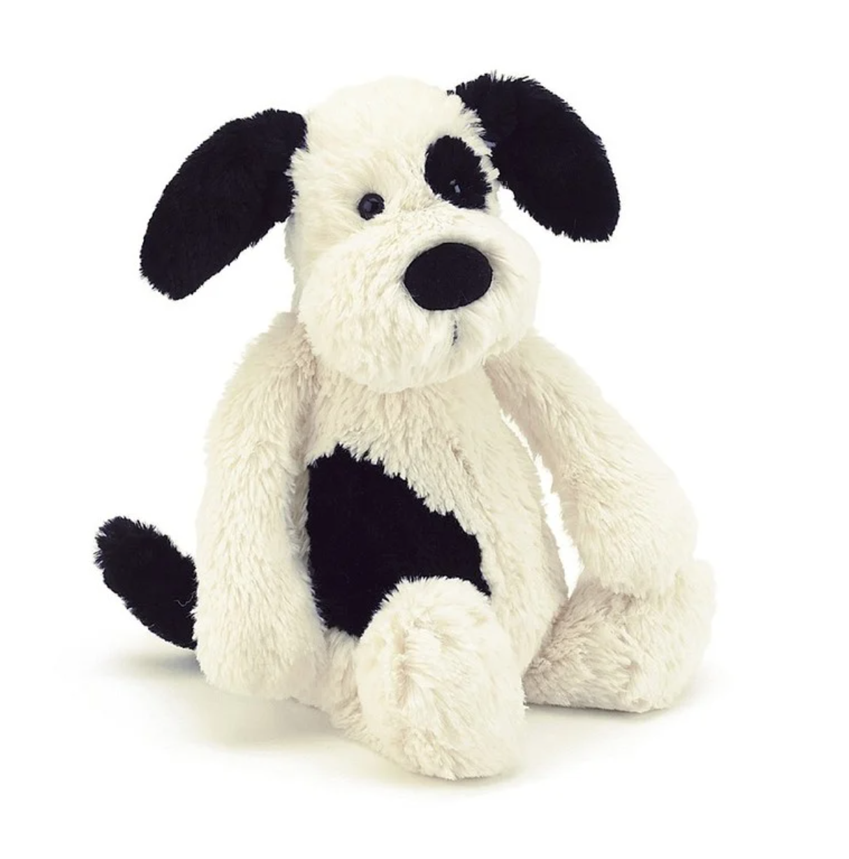 Bashful Puppy Black &amp; Cream, Medium