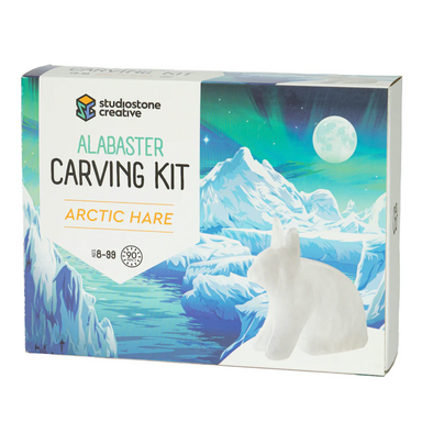 Arctic Hare Alabaster Carving Kit