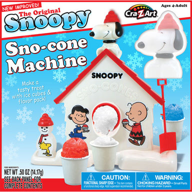 Snoopy Sno-Cone Machine with Flavor Pack