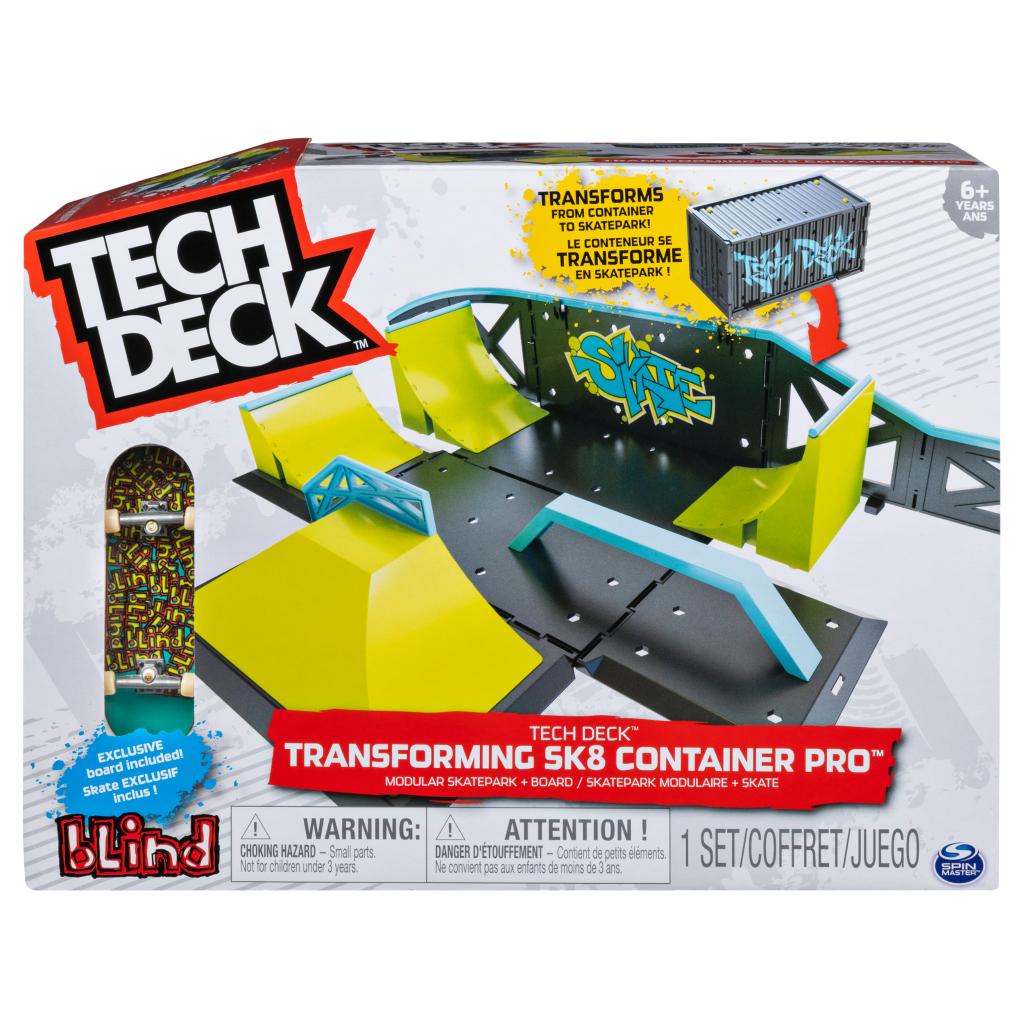 Tech Deck Transforming SK8 Container Playset