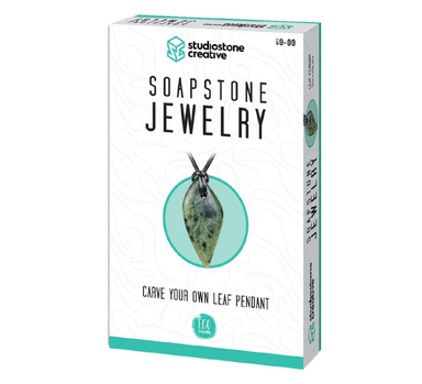 Soapstone Jewelry Kit - Leaf Pendant