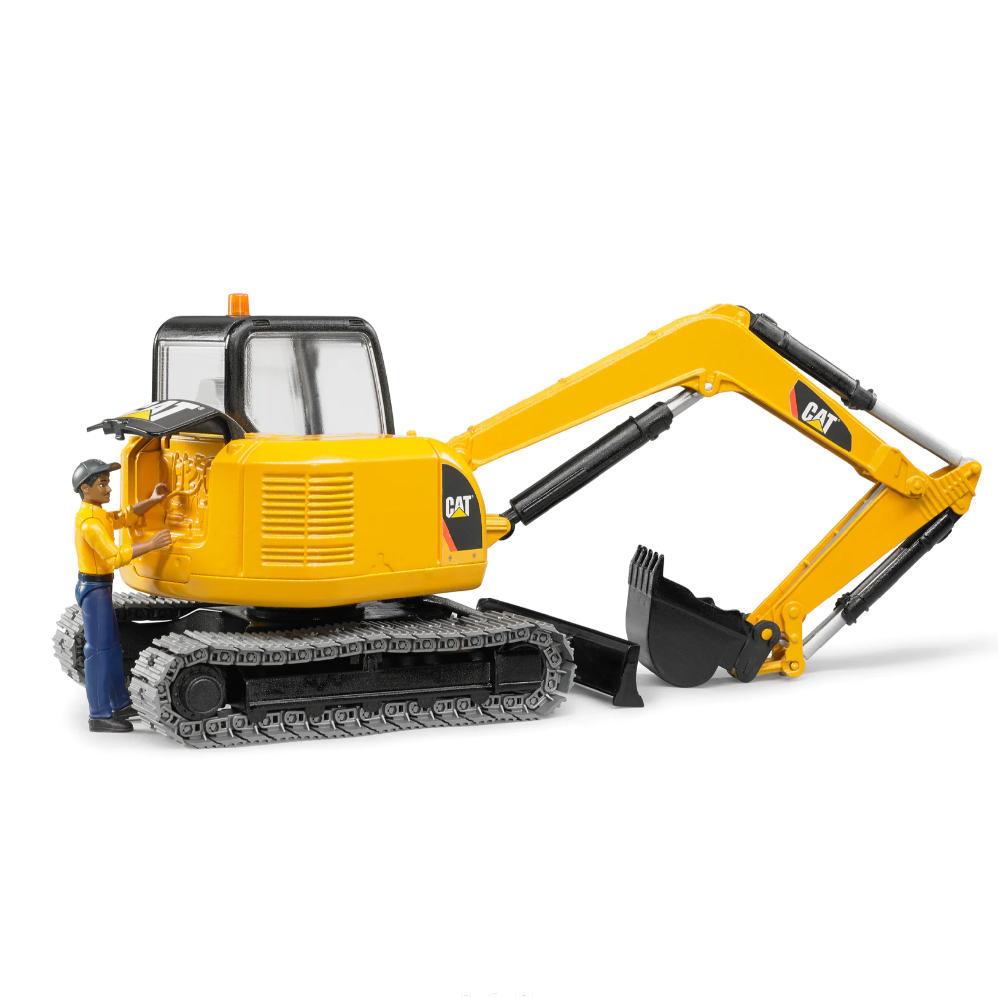 02467 CAT Mini Excavator with Worker