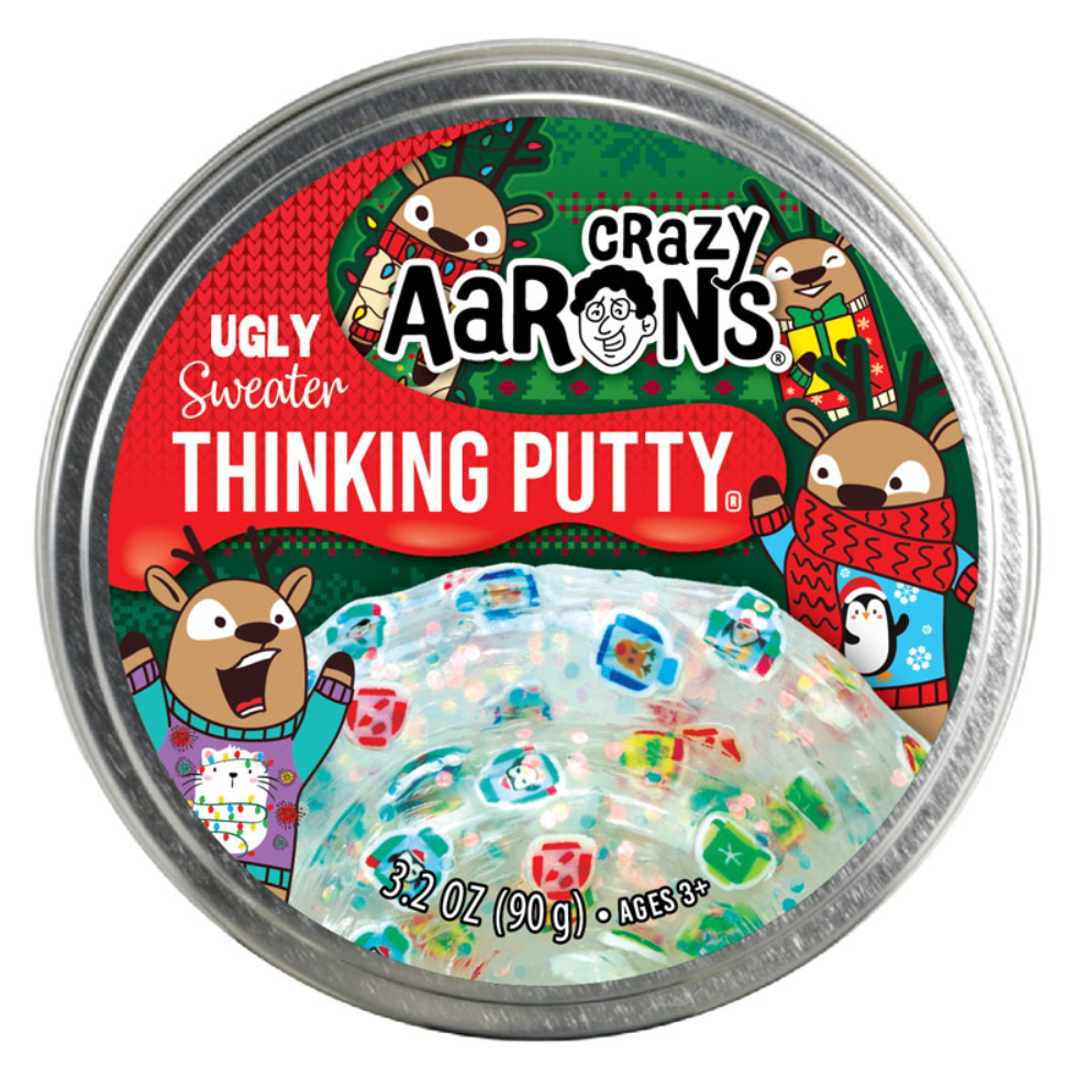 4in Ugly Sweater Thinking Putty