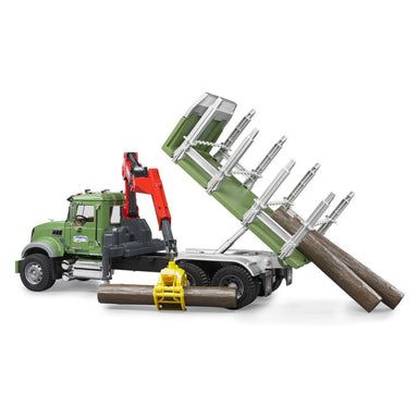MACK Granite Timber Truck w/ Loading Crane (02824)
