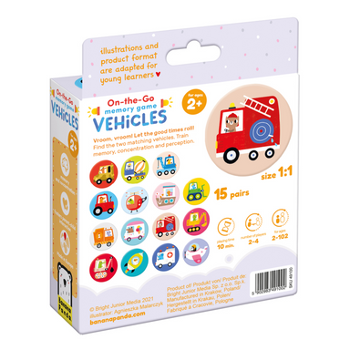 On the Go Memory Game - Vehicles
