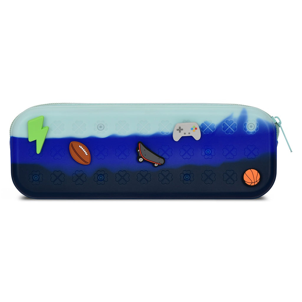 Charmed Jelly Pencil Case - Ocean Waves