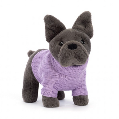 Sweater French Bulldog - Purple