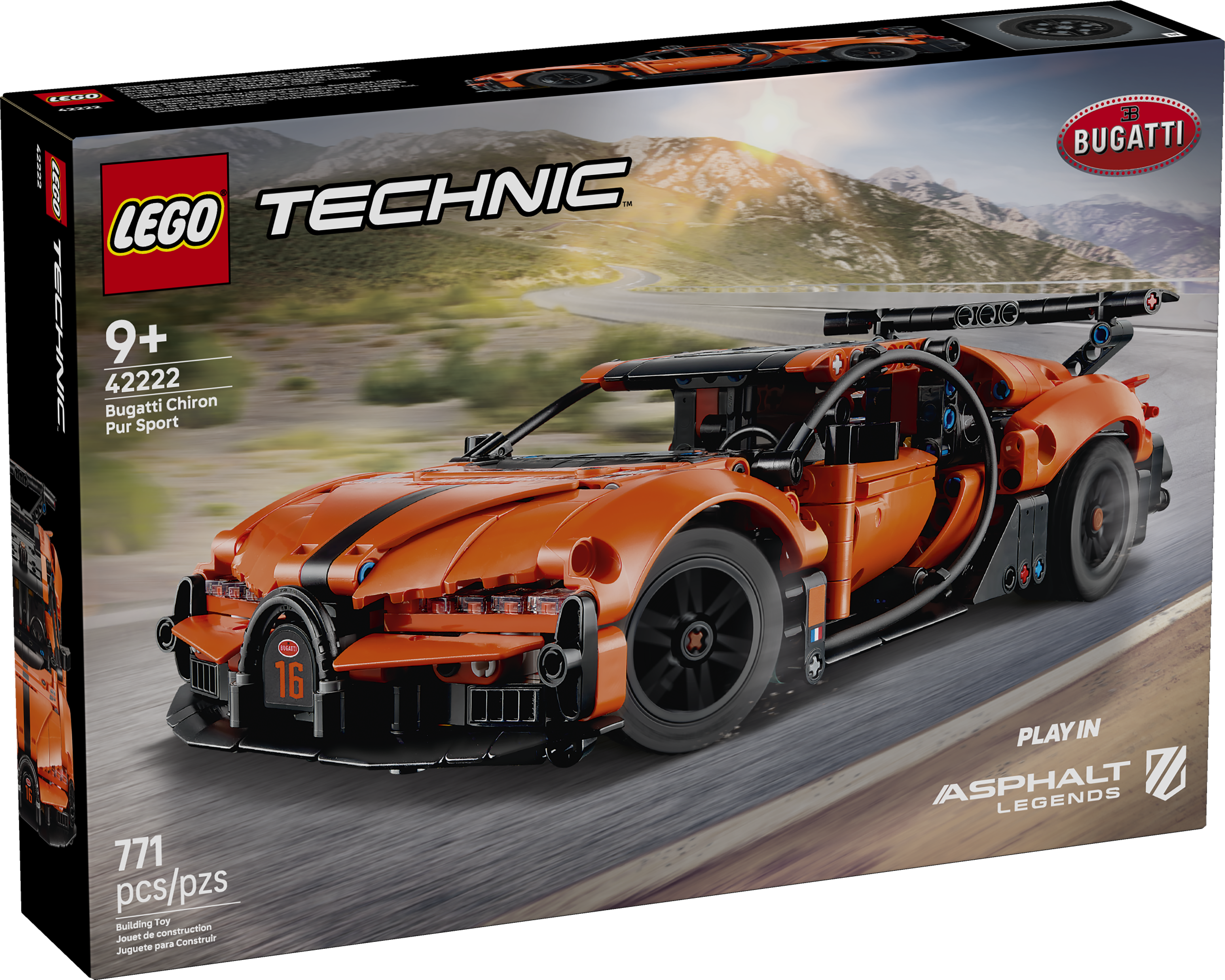 42222 LEGO® Technic™ Bugatti Chiron Pur Sport Hypercar