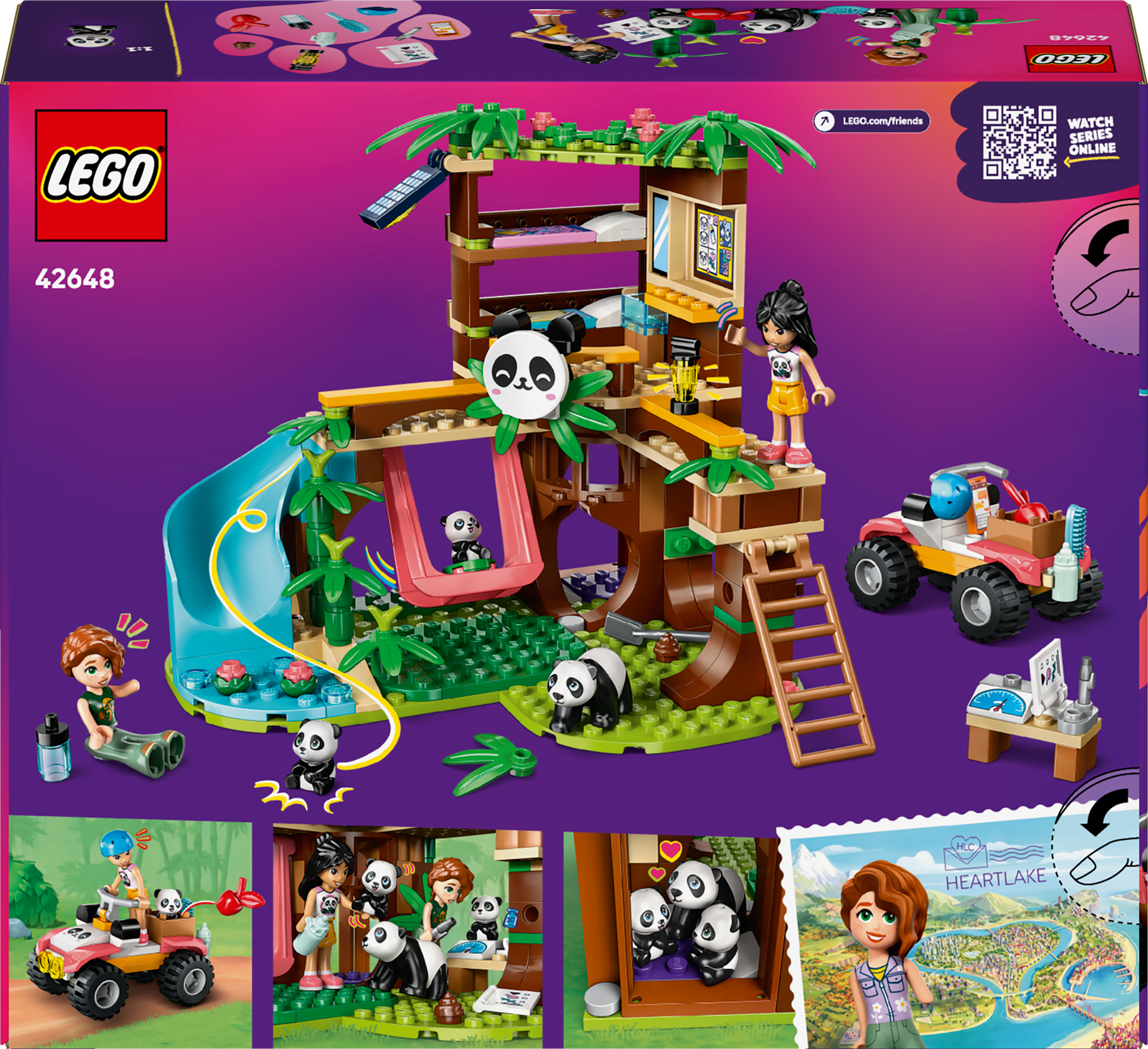 LEGO® Friends Panda Sanctuary Animal Care42648