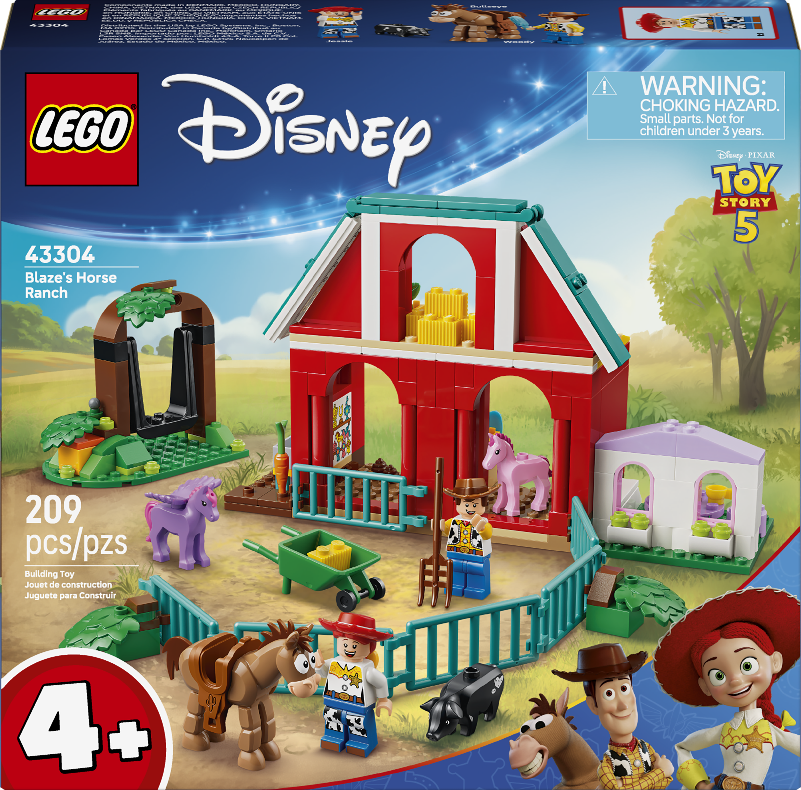 43304 LEGO® ǀ Disney and Pixar Toy Story 5 Blaze’s Horse Ranch