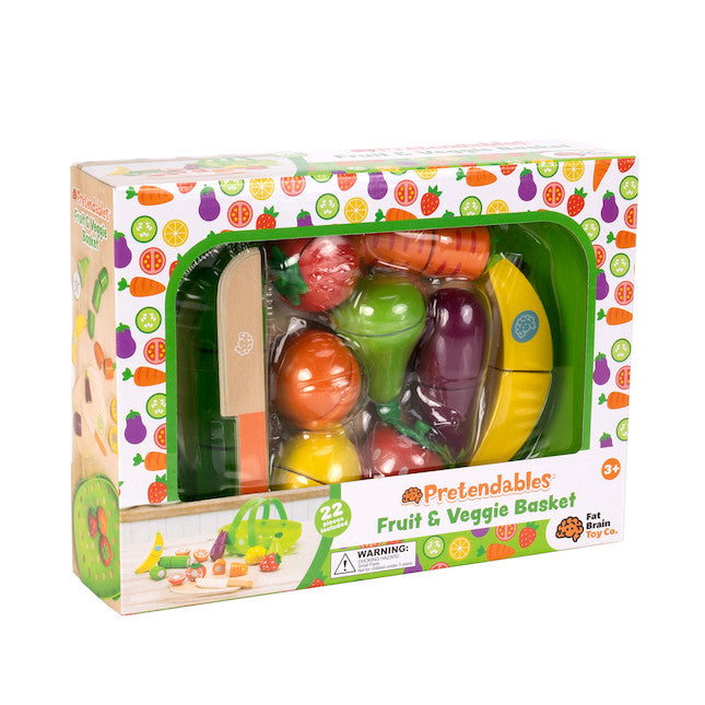 Pretendables: Fruit &amp; Veggie Basket Set