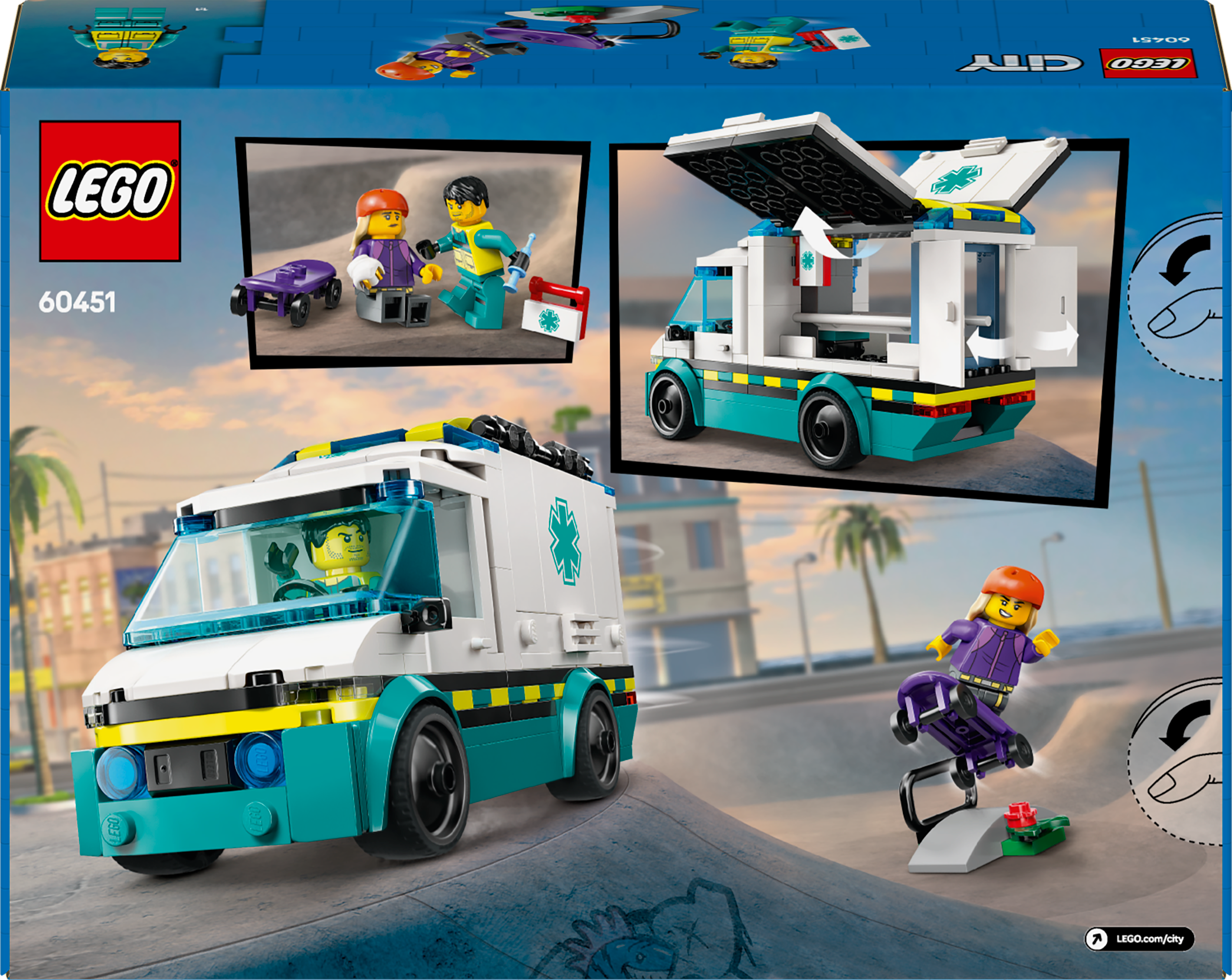 LEGO® City Emergency Ambulance 60451