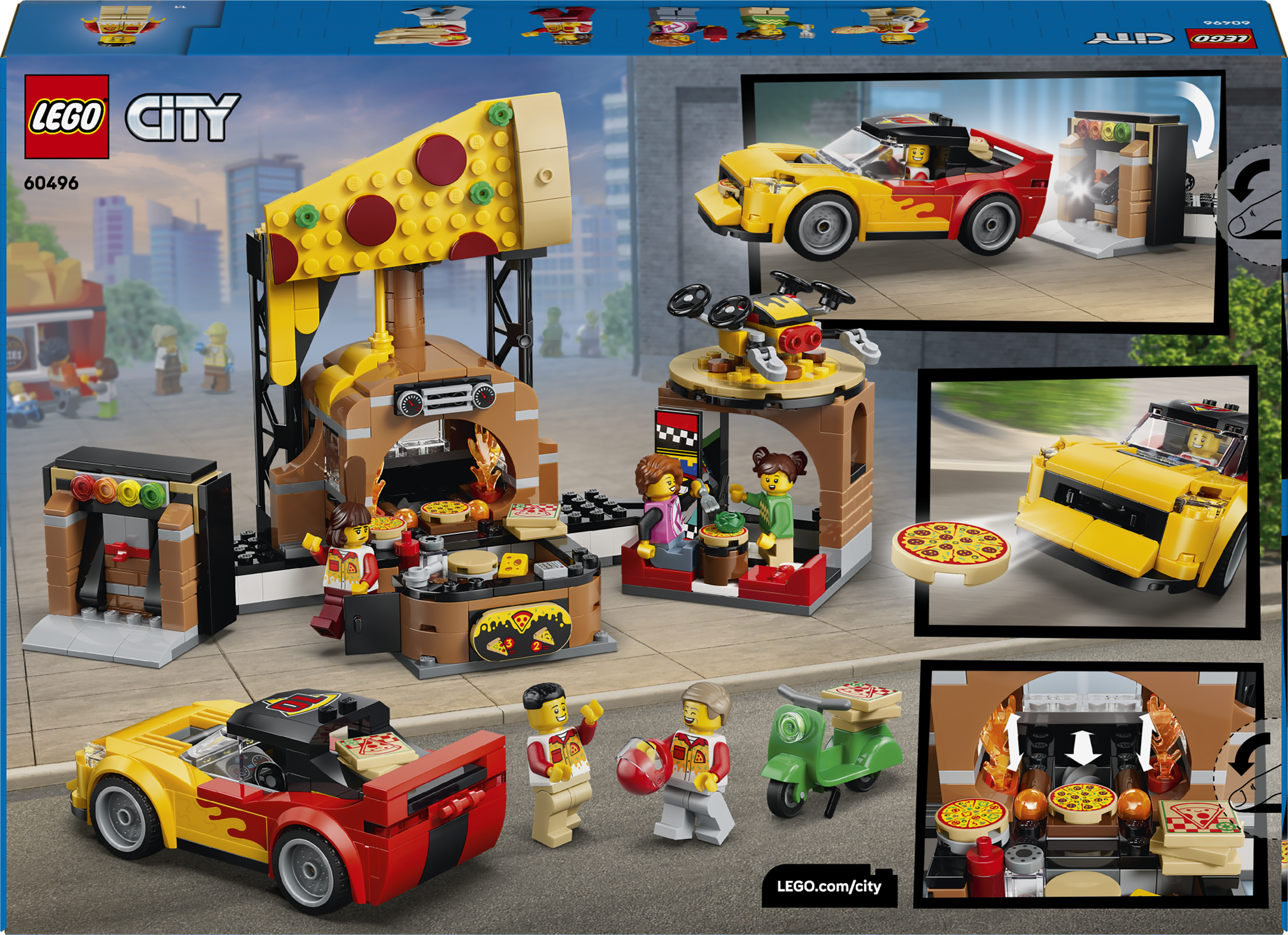 60496 LEGO® City Pizza Delivery Experience with Vehicles
