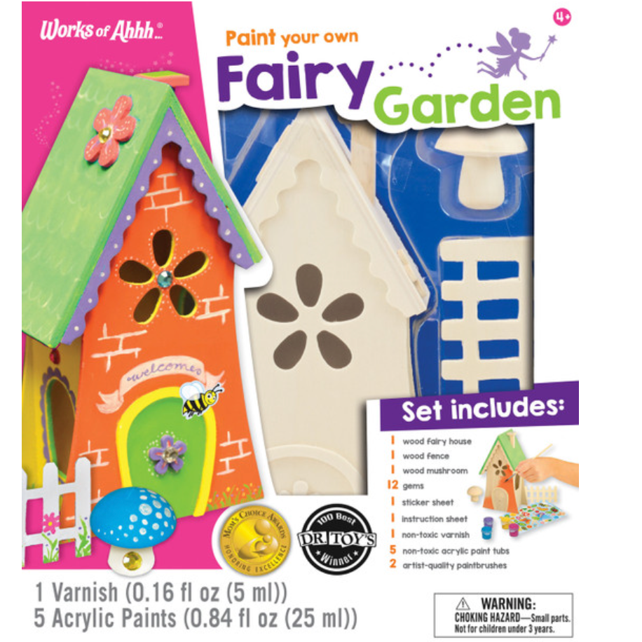 Classic Wood Paint Kit - Fairy Garden