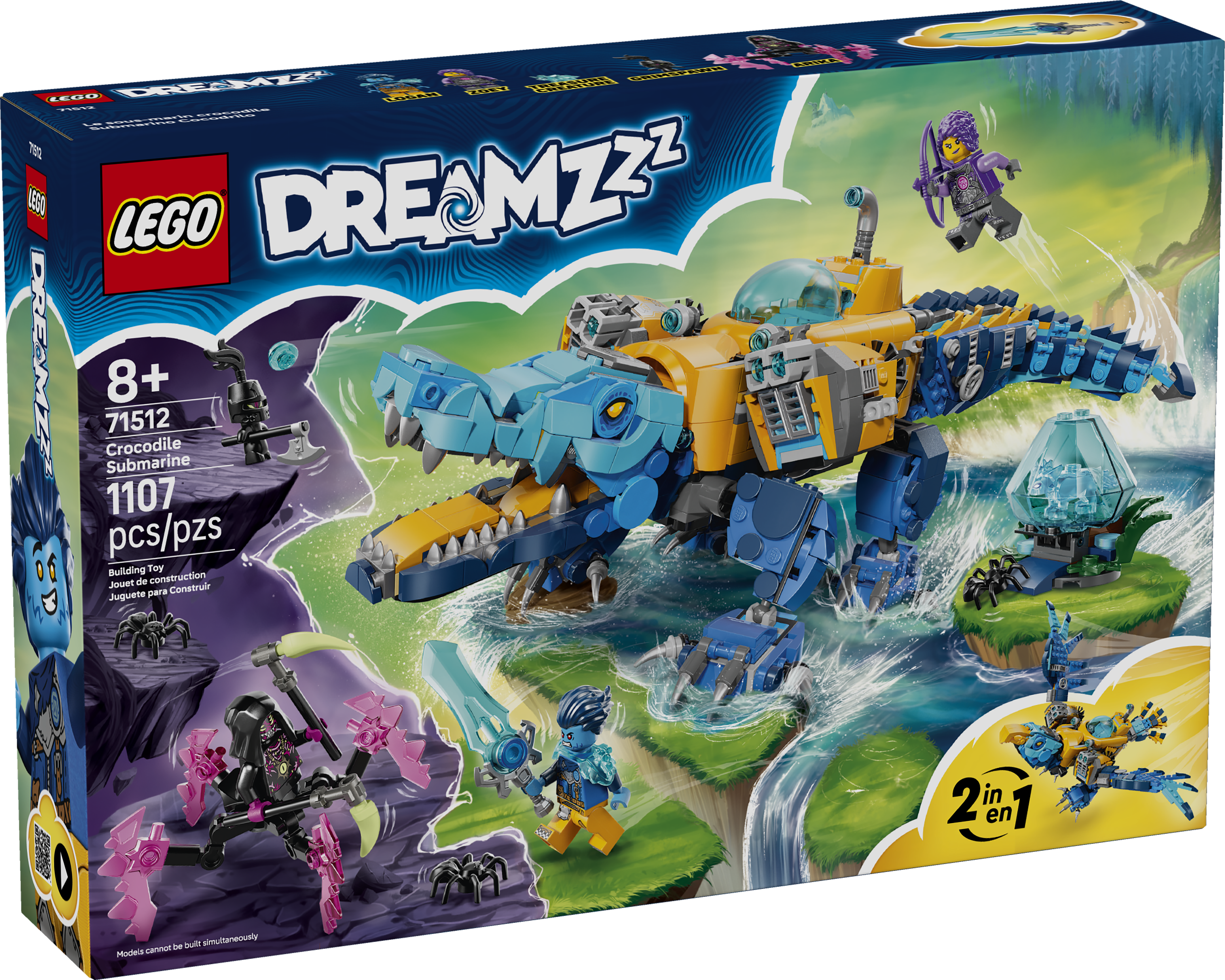 71512 LEGO® DREAMZzz™ Crocodile Submarine