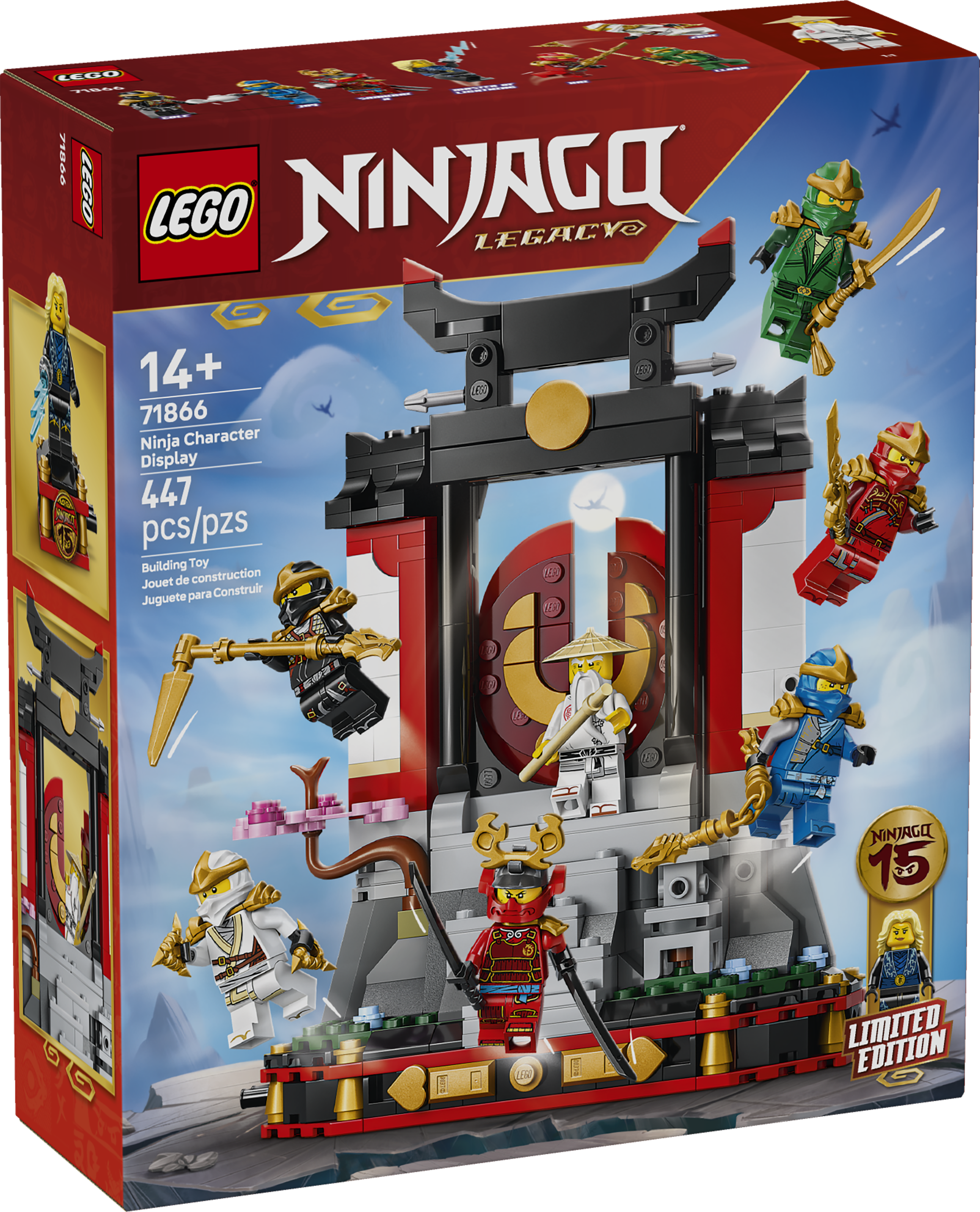 71866 LEGO® NINJAGO® Ninja Character Display 15th Anniversary