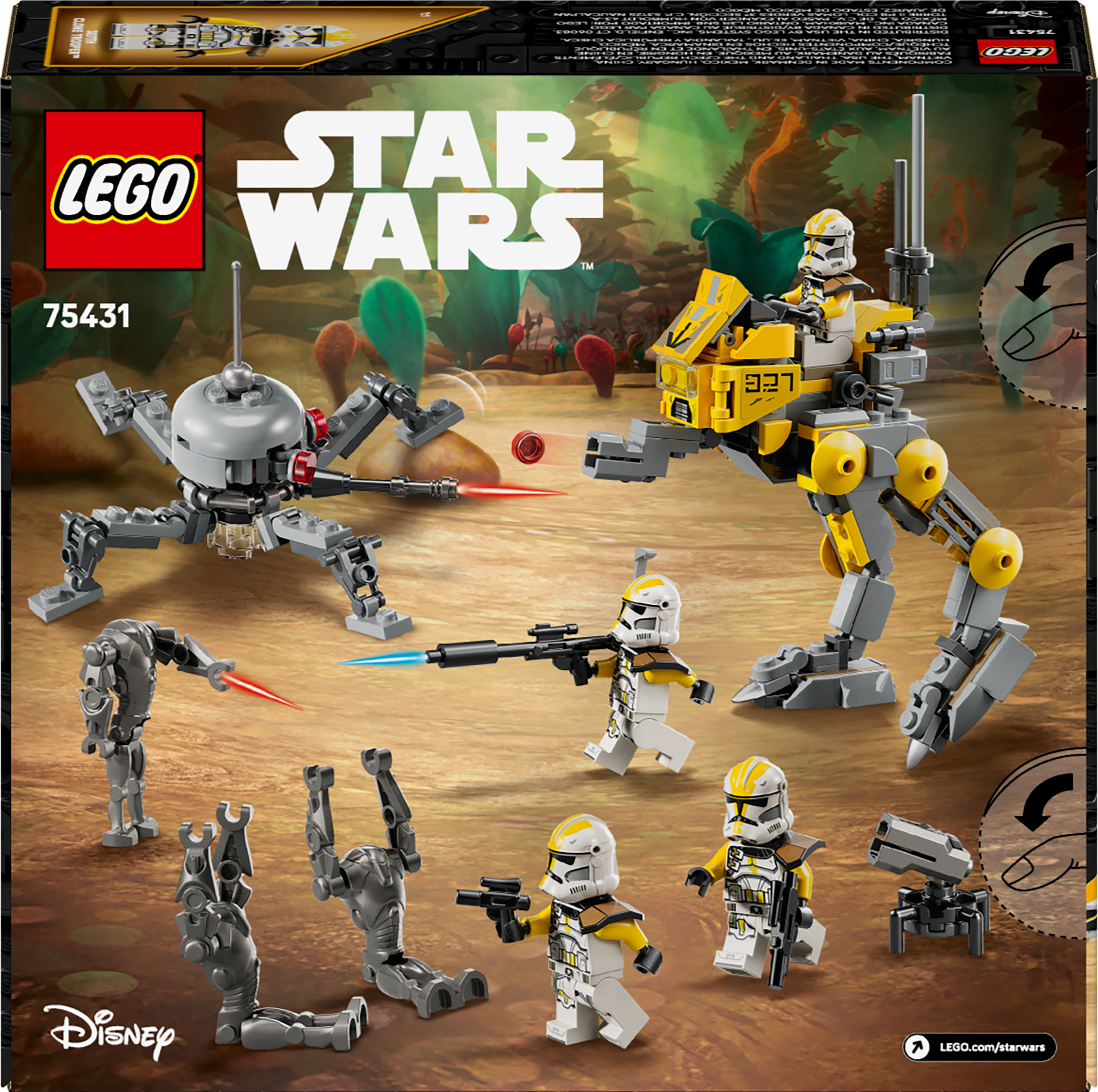 LEGO® Star Wars™ 327th Star Corps Clone Troopers™ Battle Pack 75431