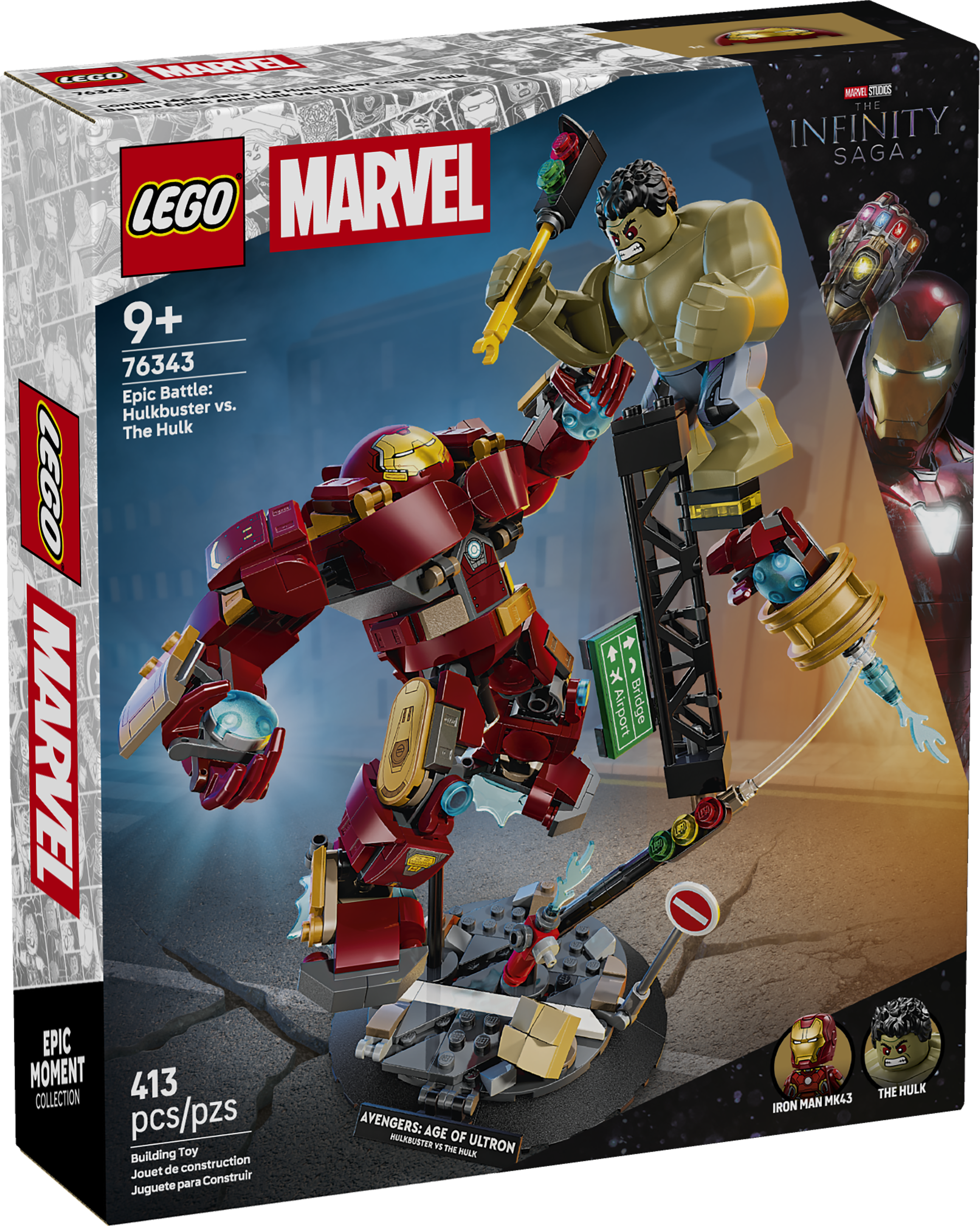76343 LEGO® ǀ Marvel Epic Battle: Hulkbuster vs. The Hulk