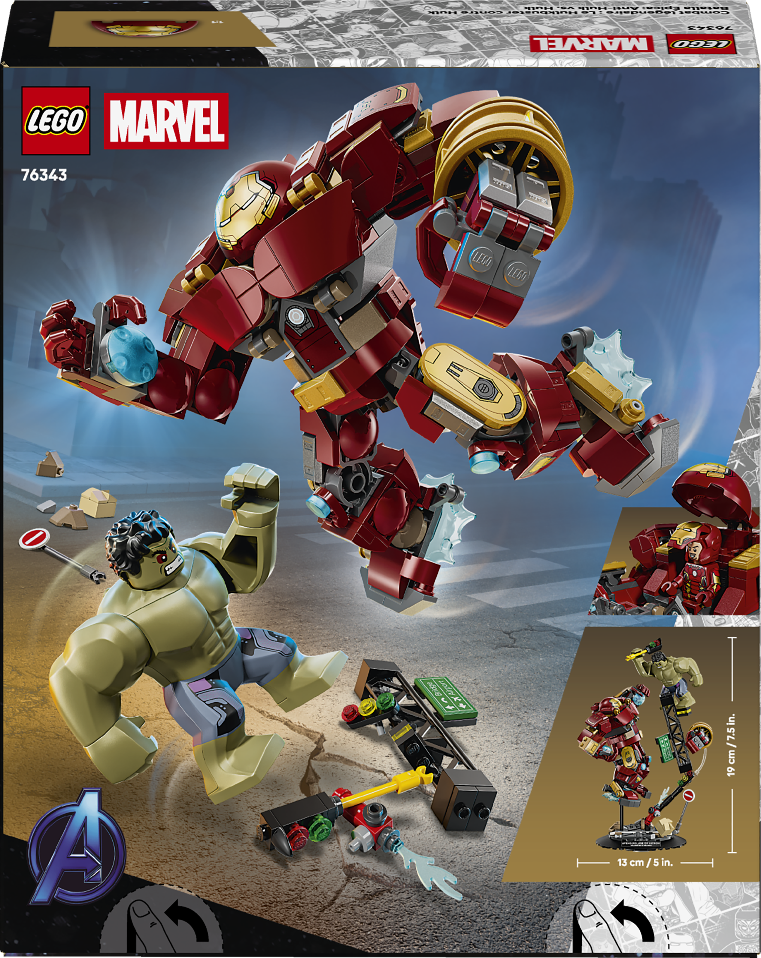 76343 LEGO® ǀ Marvel Epic Battle: Hulkbuster vs. The Hulk