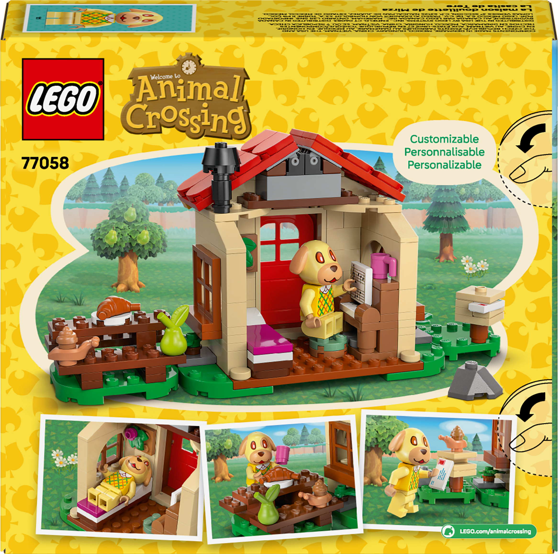 LEGO® Animal Crossing™ Goldie’s Cozy House 77058