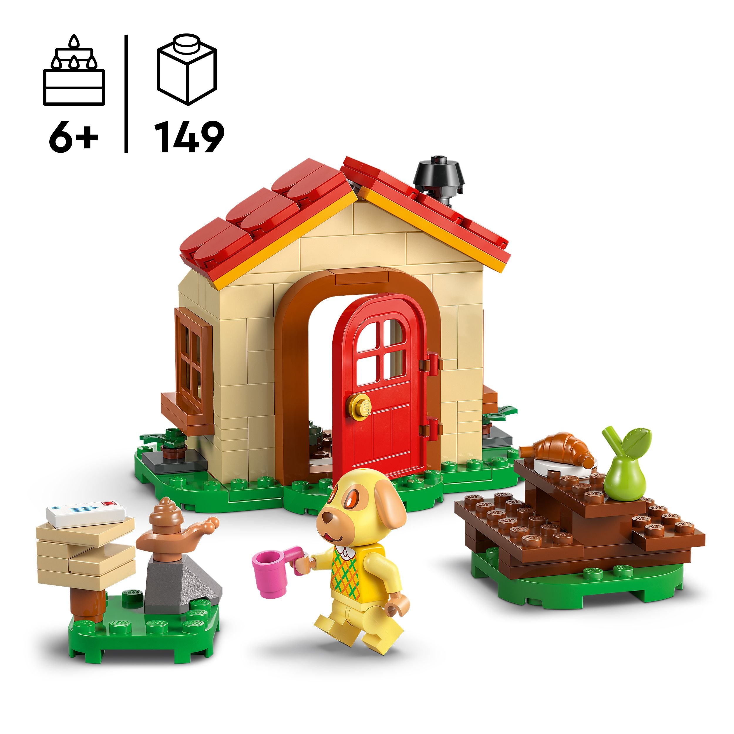 LEGO® Animal Crossing™ Goldie’s Cozy House 77058