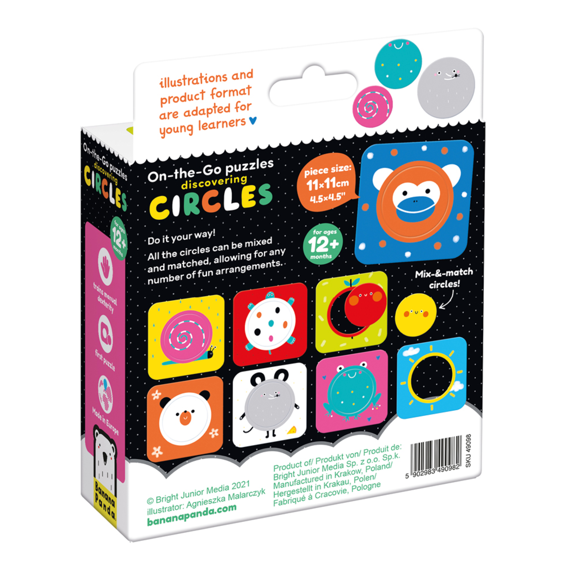 On the Go Discovering Circles Puzzle