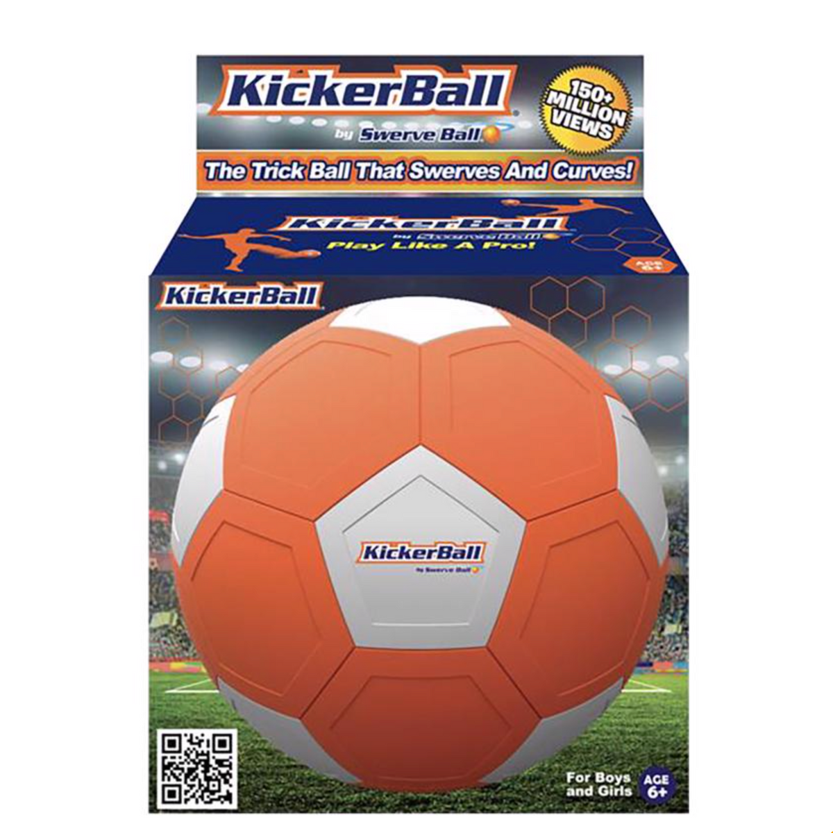 Kickerball (Orange) — Snapdoodle Toys & Games