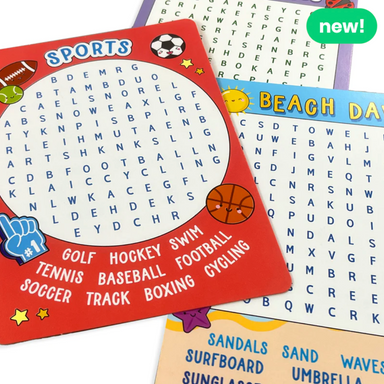 Paper Games - Word Search Activity Cards