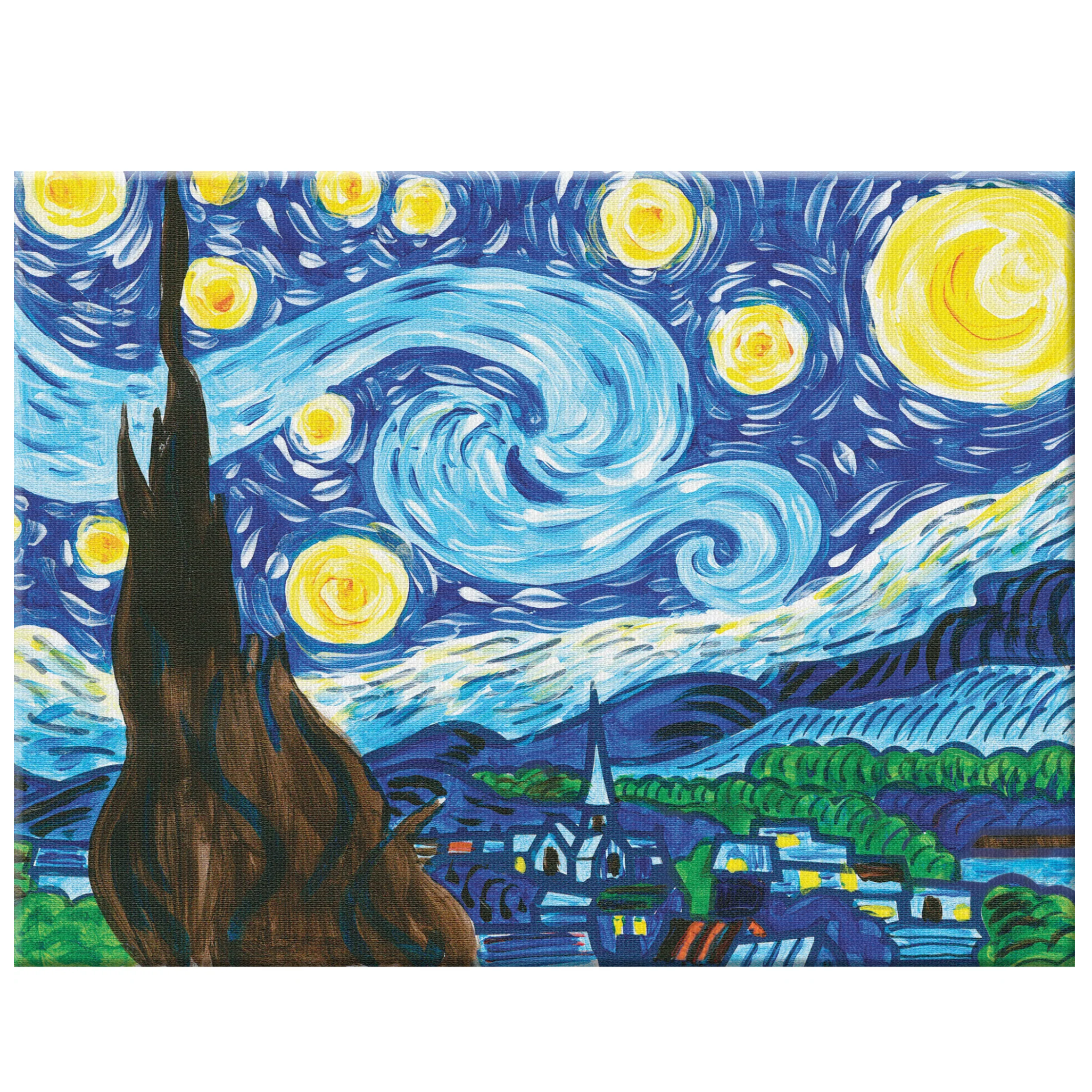 Paint By Number: Starry Night