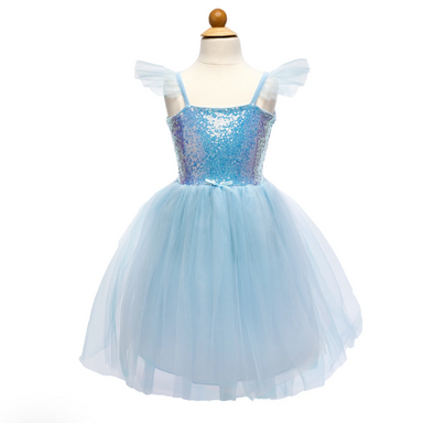 Sequins Princess Dress - Blue - Size 5-6