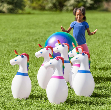 Inflatable Unicorn Bowling