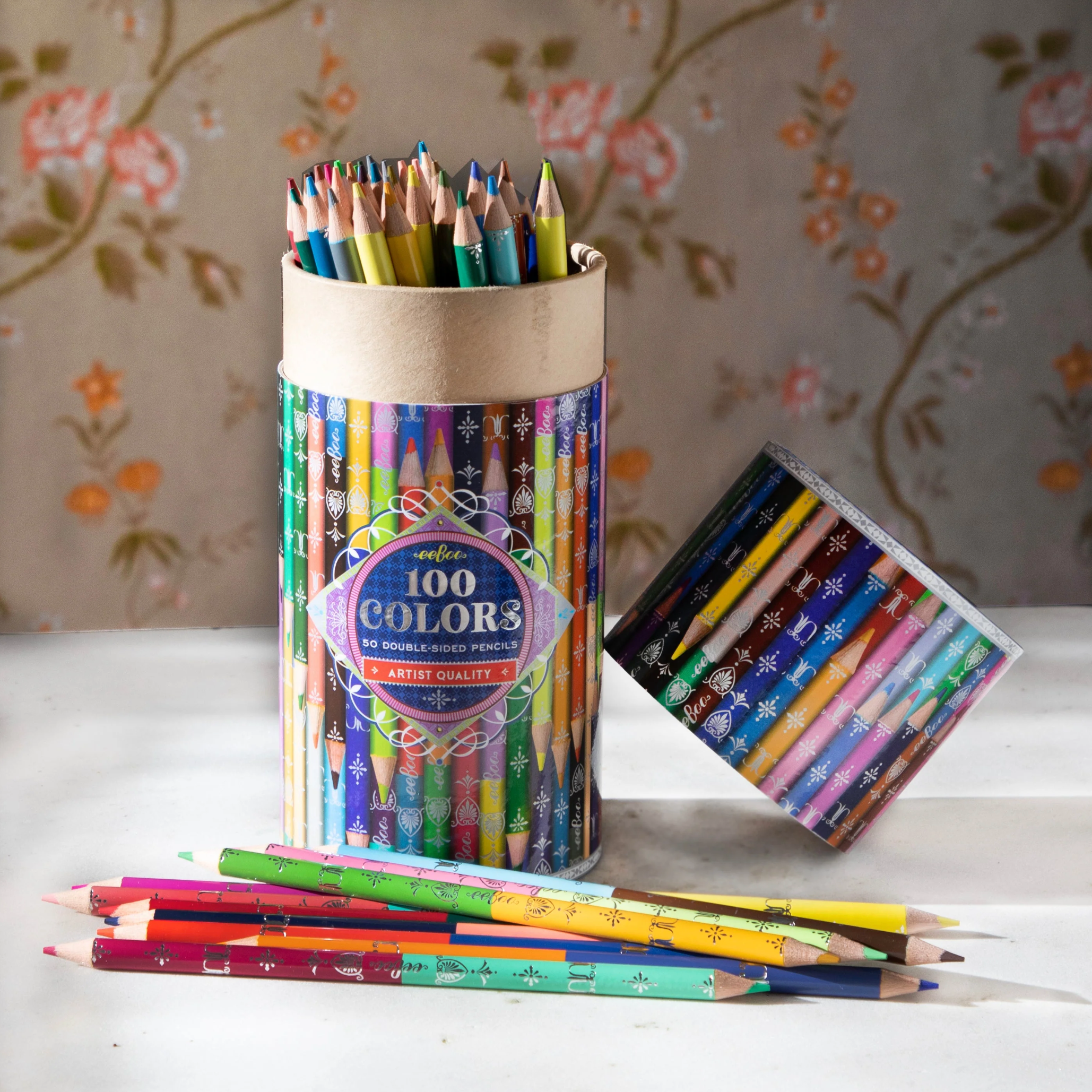 100 Colors Double-Sided Pencils 50pc