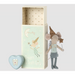 Tooth Fairy Mouse in Matchbox - Blue