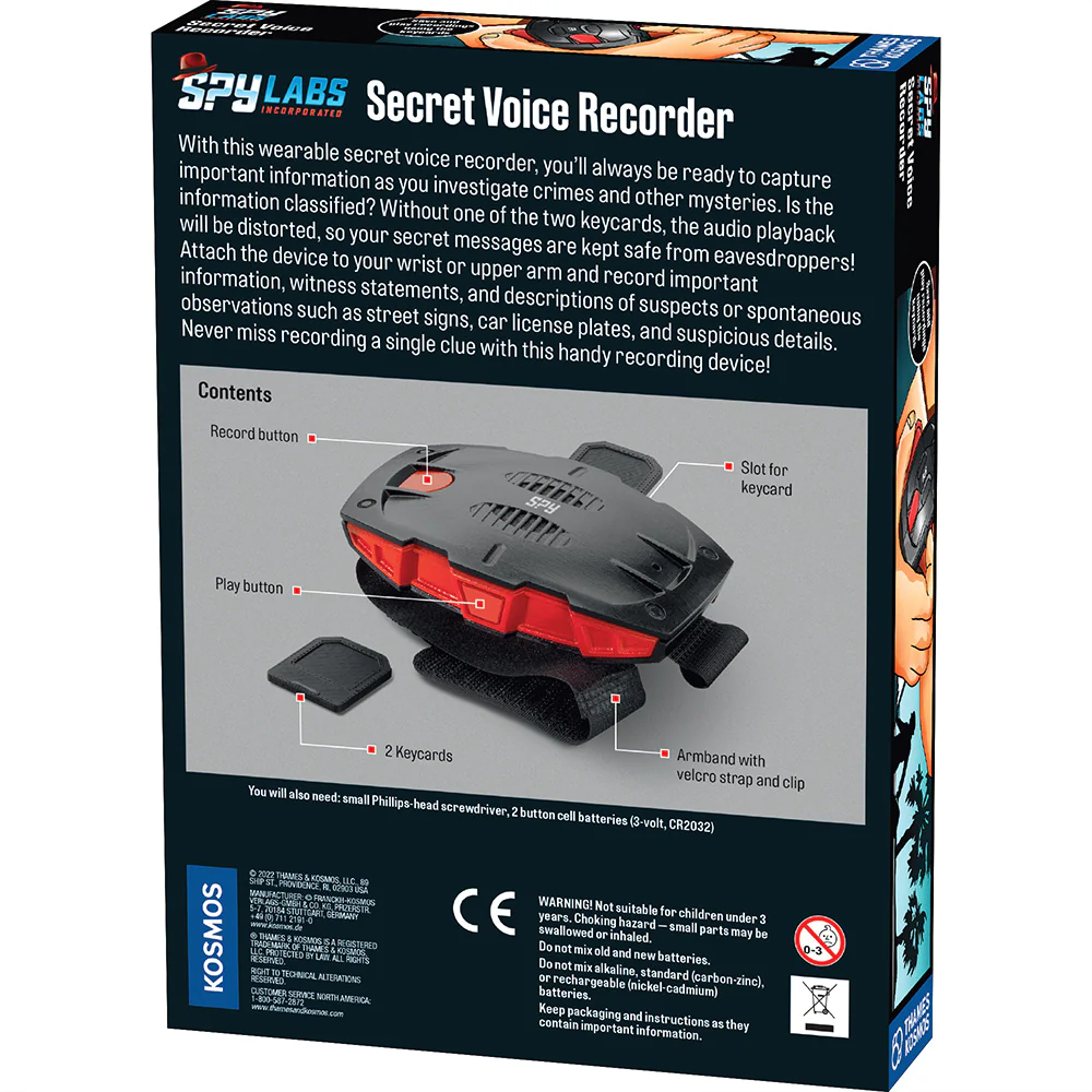 Spy Labs: Secret Voice Recorder