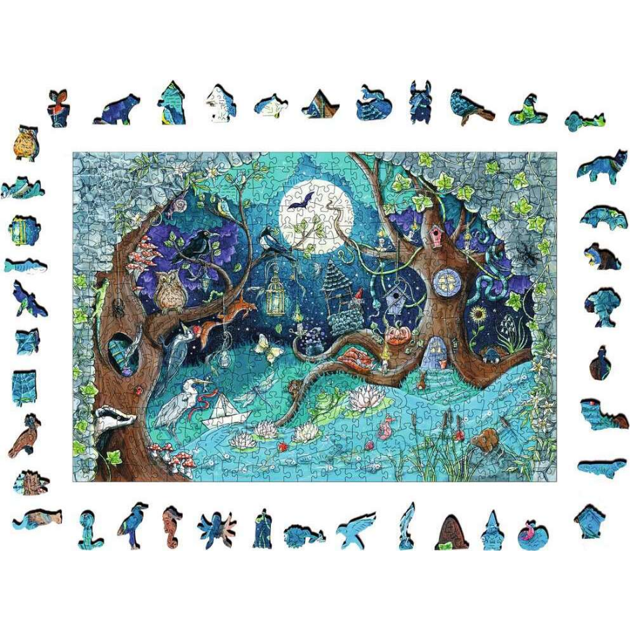 Fantasy Forest Wood 500pc Puzzle