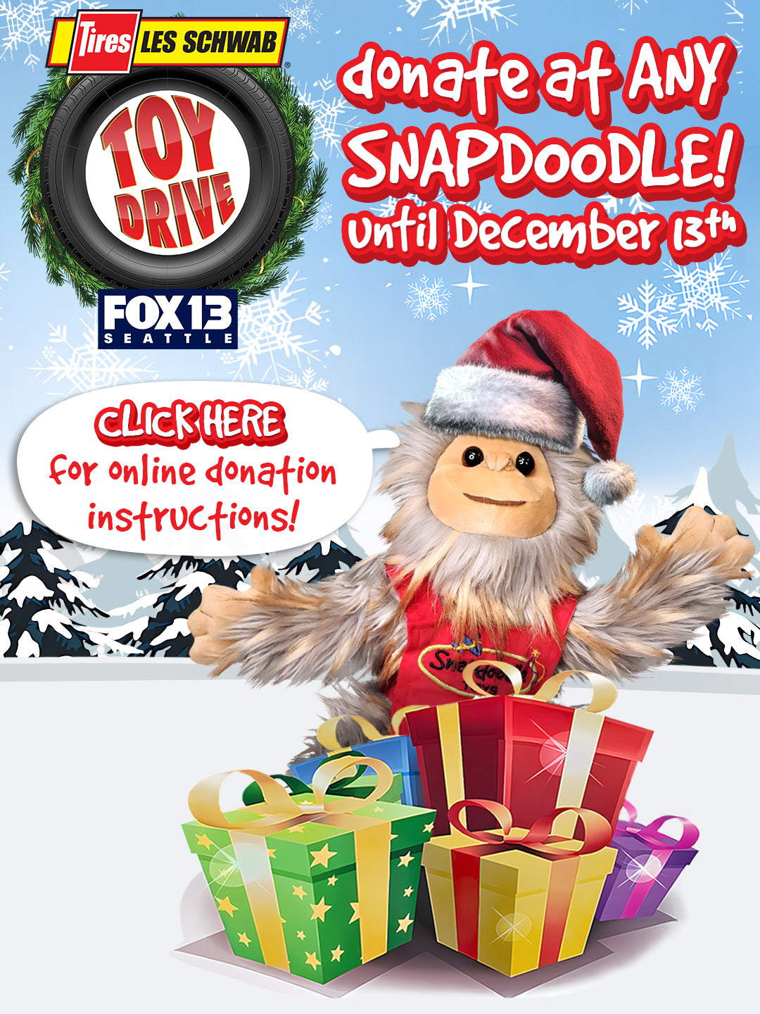 Toy Drive 2025 Banner Mobile