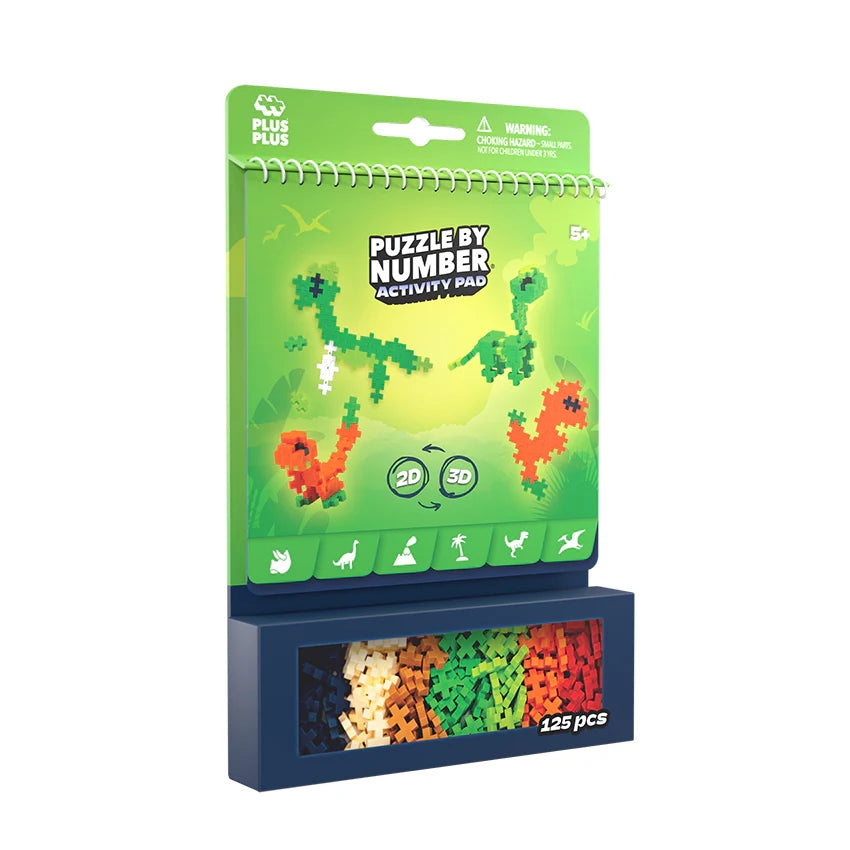 Plus Plus Activity Pad: Dinosaurs
