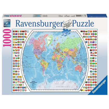 Political World Map 1000pc Puzzle