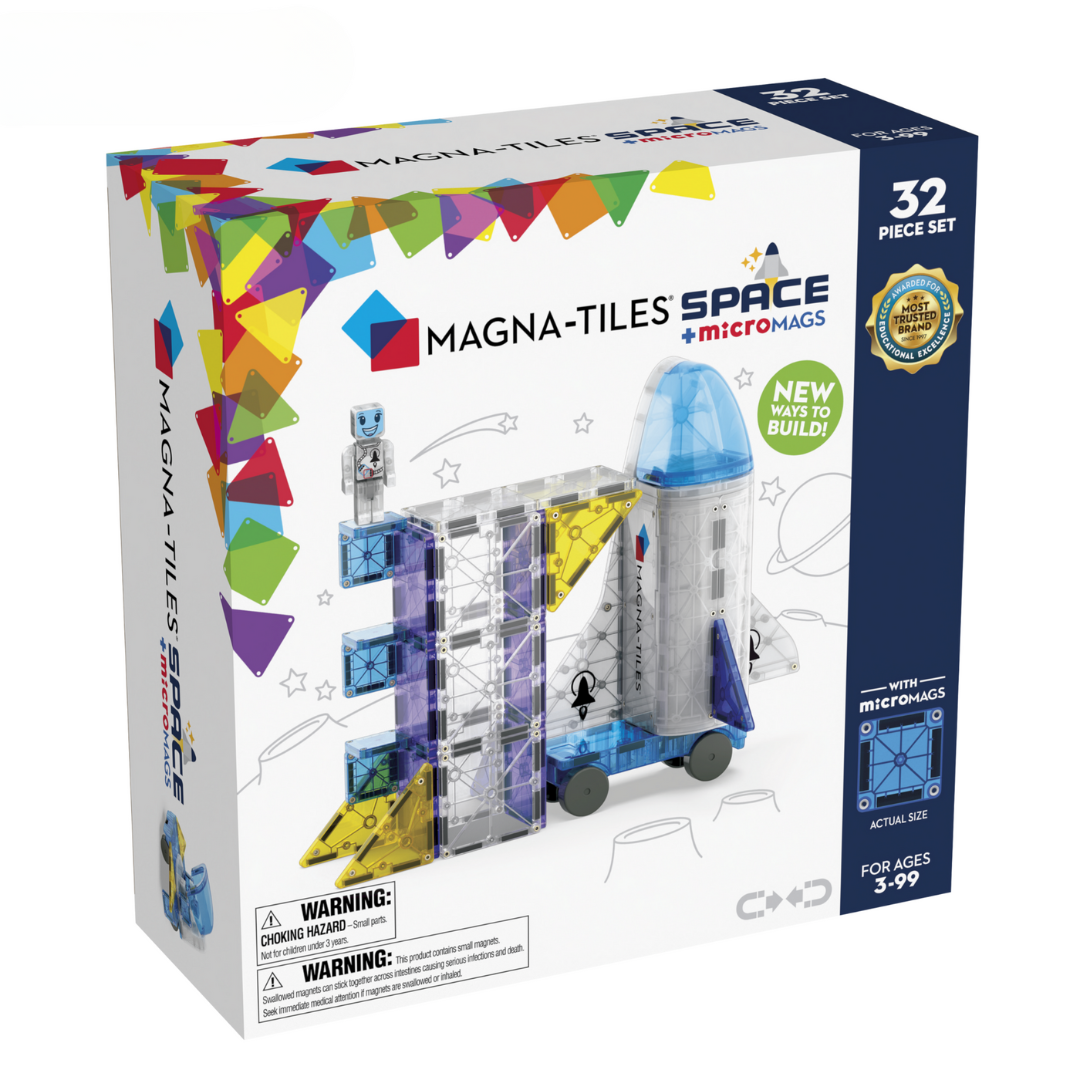 Magna-Tiles: 32pc Space Set — Snapdoodle Toys & Games