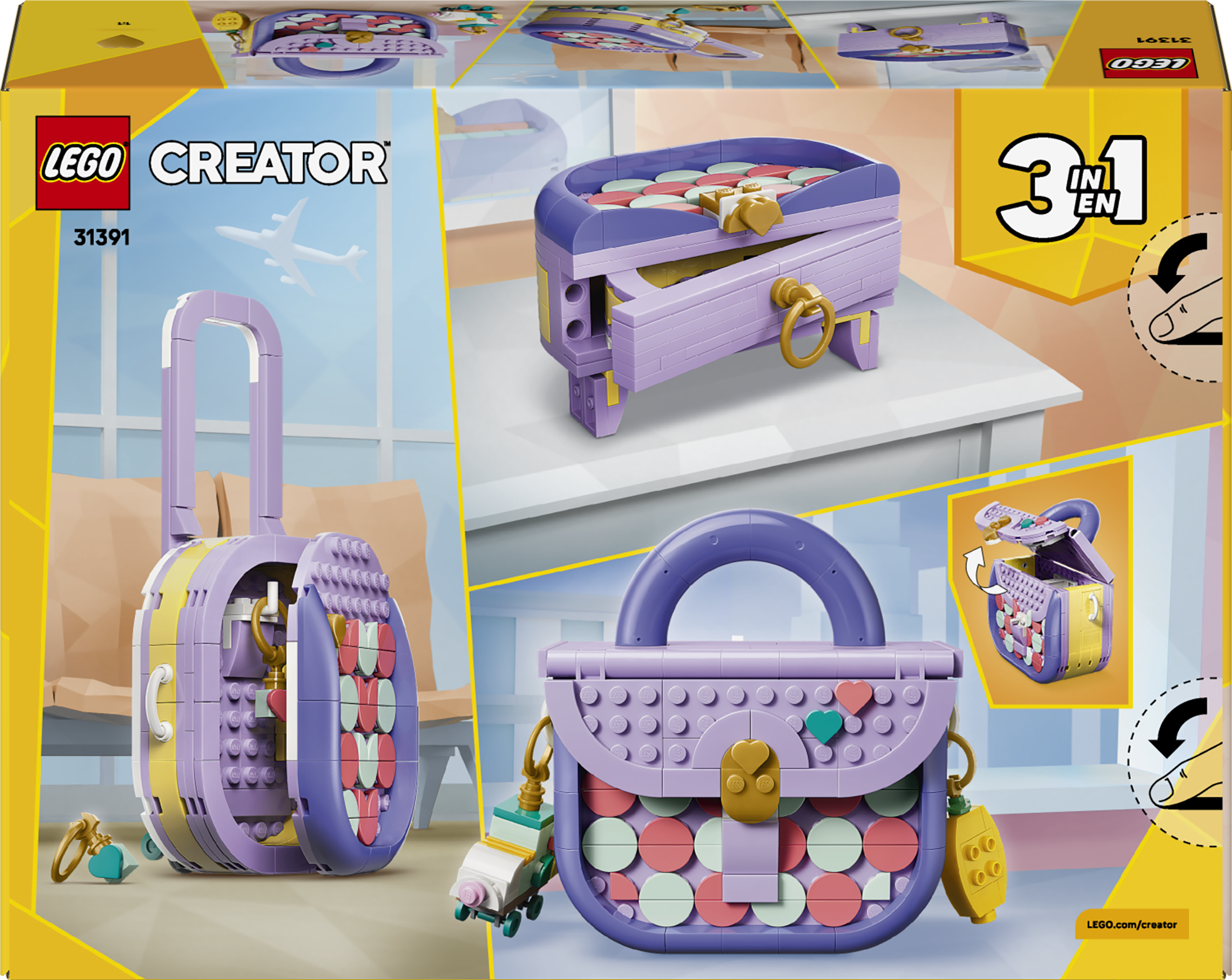 31391 LEGO&reg; Creator Art Fashion Bag with Storage