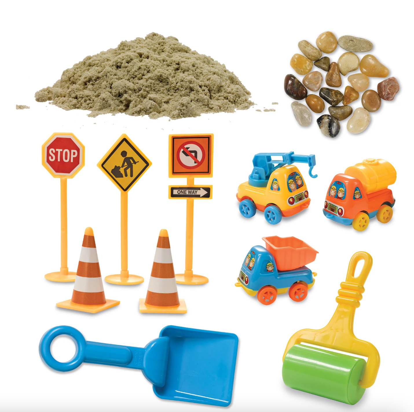 Construction Zone Sensory Bin