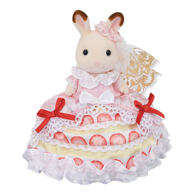 Calico Critter: Freya's Birthday Celebration Strawberry Cake Dress