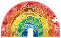 Rainbow Animals 100pc