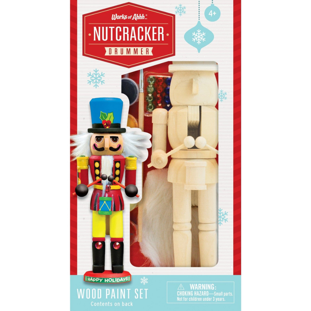 Nutcracker Drummer Wood Paint Kit