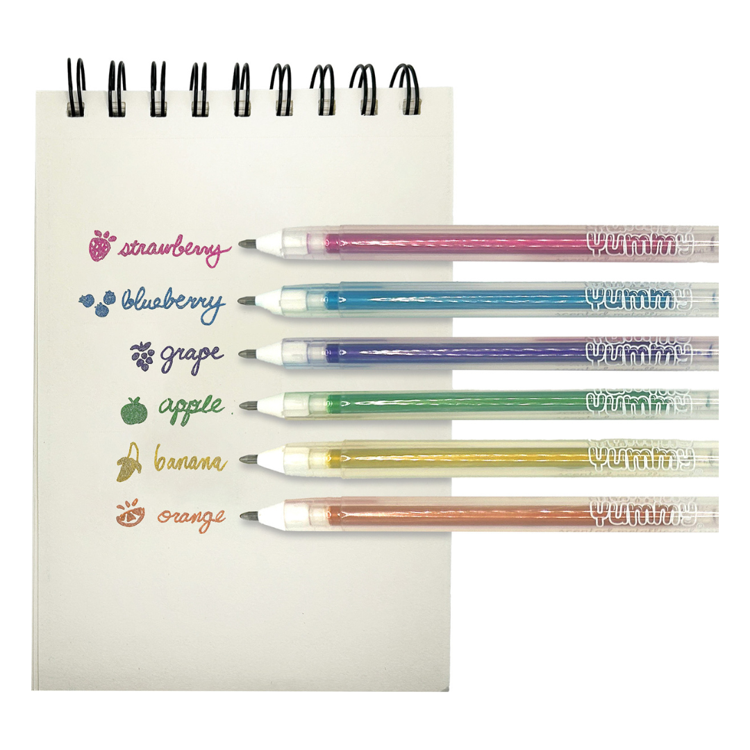 Yummy Yummy Scented Gel Pens Metallic — Snapdoodle Toys Games