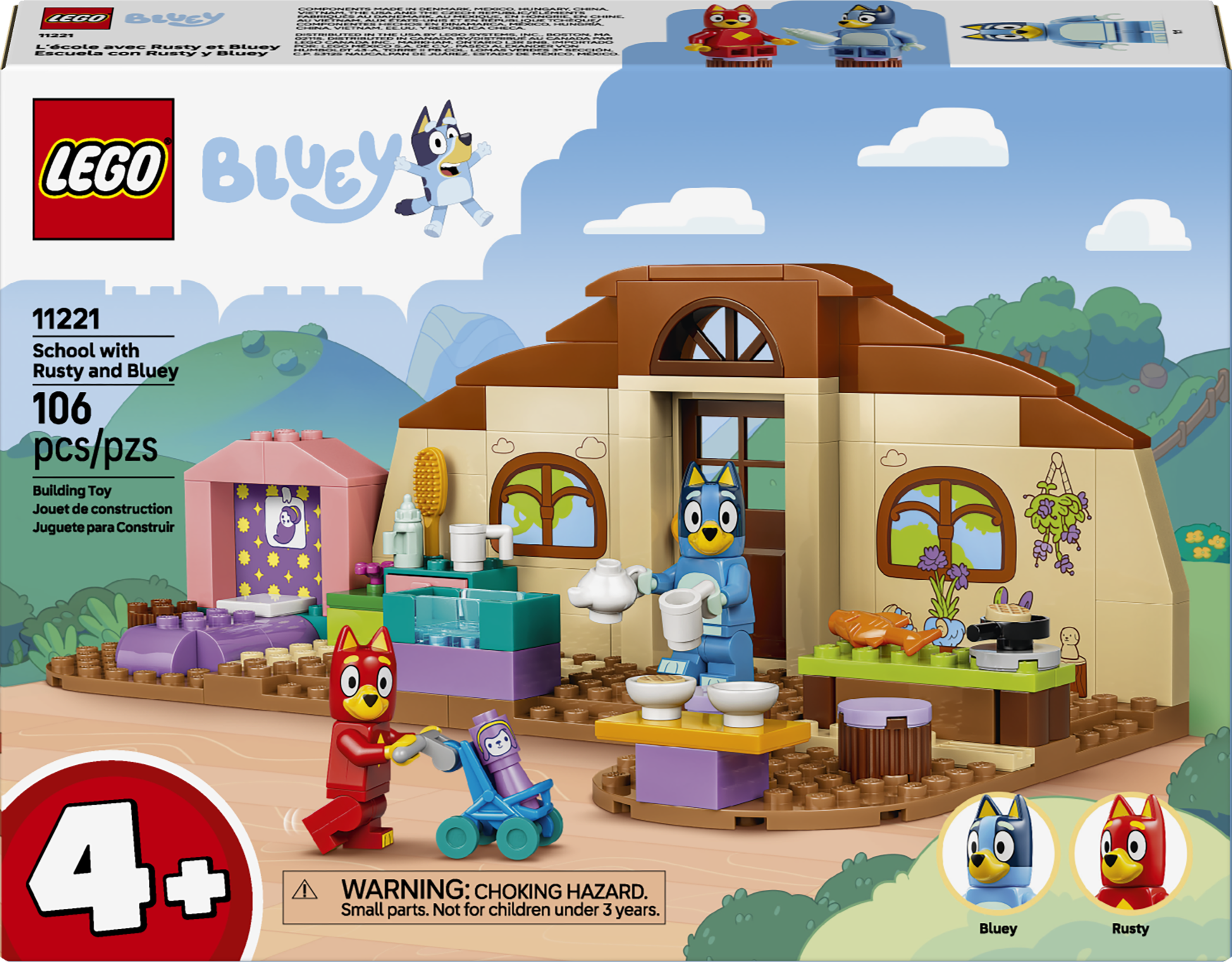 11221 LEGO&reg; Bluey School with Rusty and Bluey