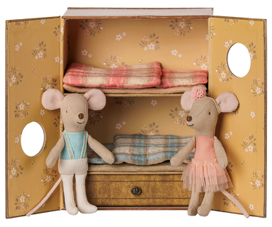 Ballet Mice in Dance Studio with Little Sister and Brother